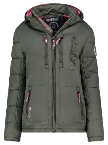 Geographical Norway Kurtka zimowa "Beachwood" w kolorze khaki