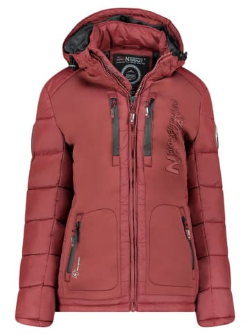 Geographical Norway Kurtka zimowa "Beachwood" w kolorze bordowym