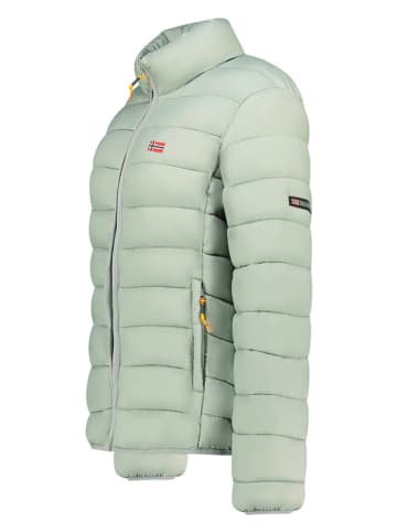 Geographical Norway Doorgestikte jas "Atikolor" mintgroen