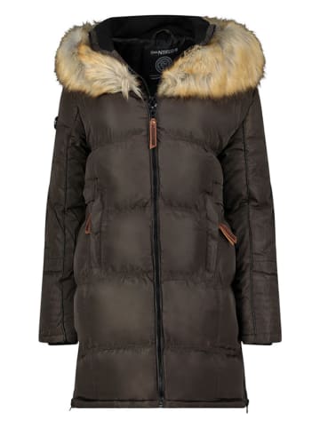 Geographical Norway Parka w kolorze brązowym