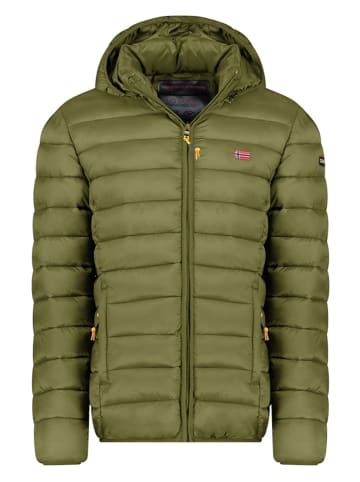 Geographical Norway Doorgestikte jas "Amigolor" kaki