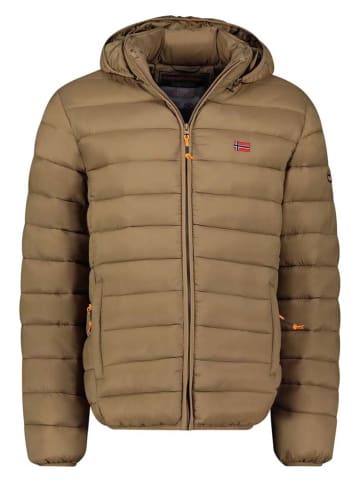 Geographical Norway Steppjacke "Amigolor" in Braun