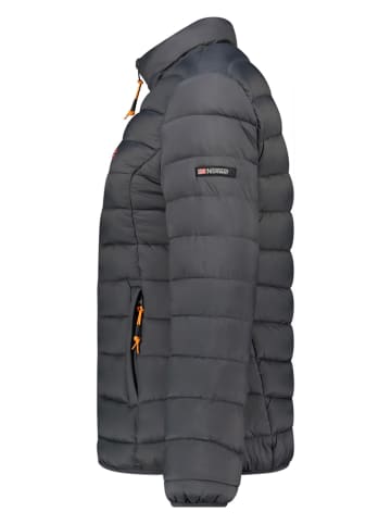 Geographical Norway Doorgestikte jas "Atikolor" antraciet