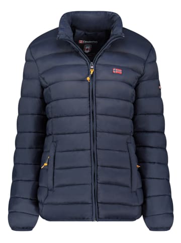 Geographical Norway Doorgestikte jas "Atikolor" donkerblauw