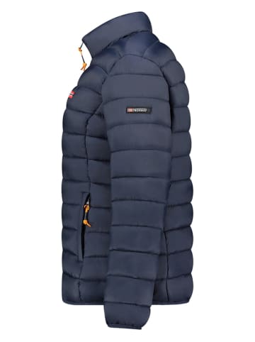 Geographical Norway Doorgestikte jas "Atikolor" donkerblauw