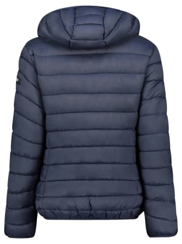 Geographical Norway Kurtka pikowana "Atikolor" w kolorze granatowym