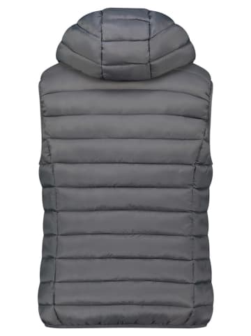 Geographical Norway Doorgestikte bodywarmer "Vatikolor" antraciet