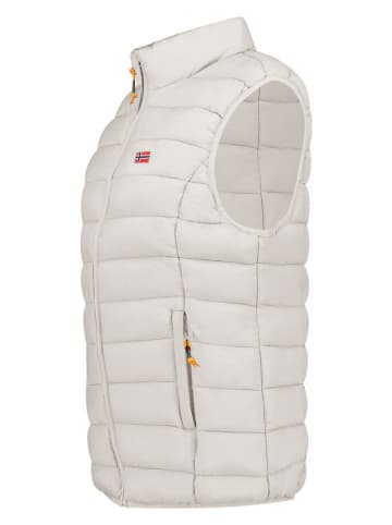 Geographical Norway Kamizelka pikowana "Vatikolor" w kolorze jasnoszarym