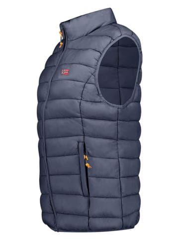 Geographical Norway Doorgestikte bodywarmer "Vatikolor" donkerblauw