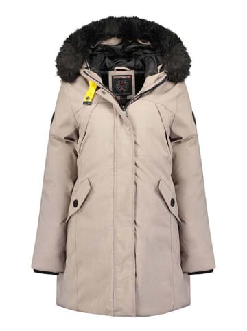 Geographical Norway Parka "Cherifa" w kolorze szarobrązowym