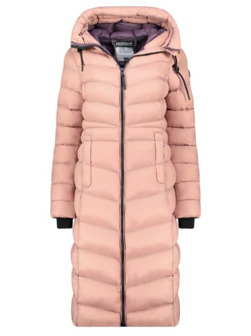 Geographical Norway Płaszcz pikowany "Berangere" w kolorze jasnoróżowym