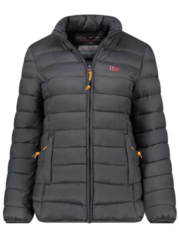 Geographical Norway Kurtka pikowana "Atikolor" w kolorze antracytowym