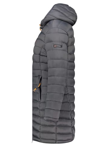 Geographical Norway Steppmantel "Atikolor" in Dunkelgrau