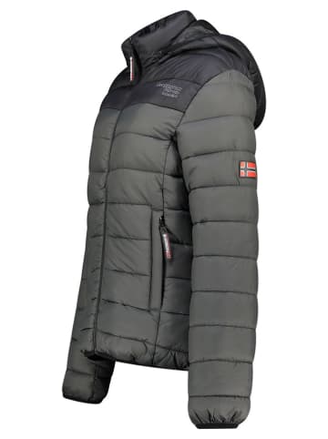 Geographical Norway Kurtka pikowana "Atikoclerc" w kolorze antracytowym