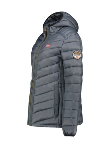 Geographical Norway Doorgestikte jas "Carliti" grijs