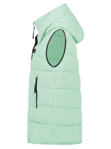 Geographical Norway Doorgestikte bodywarmer "Dolbar" lichtgroen