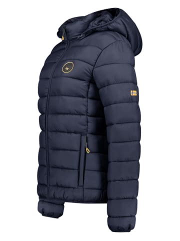 Geographical Norway Kurtka pikowana "Atikamap" w kolorze granatowym