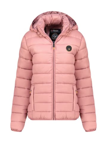 Geographical Norway Kurtka pikowana "Atikamap" w kolorze jasnoróżowym