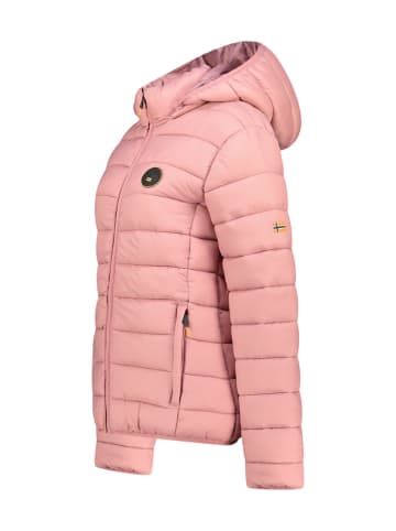 Geographical Norway Kurtka pikowana "Atikamap" w kolorze jasnoróżowym