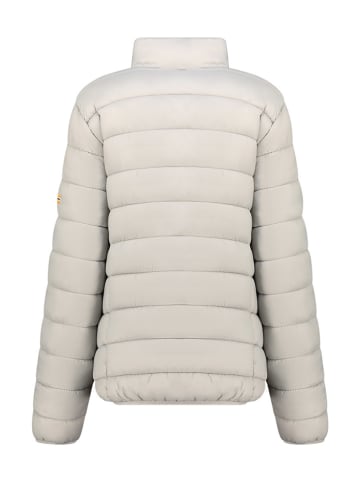 Geographical Norway Doorgestikte jas "Atikamap" lichtgrijs