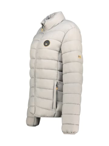 Geographical Norway Kurtka pikowana "Atikamap" w kolorze jasnoszarym