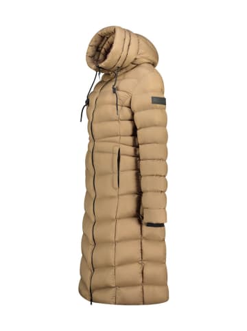 Geographical Norway Doorgestikte mantel "Berangere" taupe