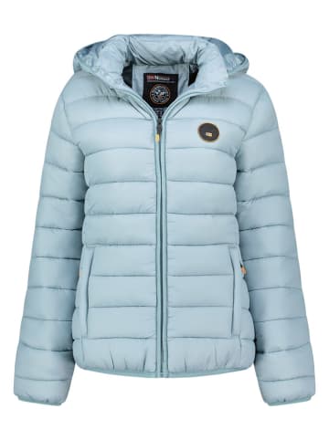 Geographical Norway Kurtka pikowana "Atikamap" w kolorze błękitnym