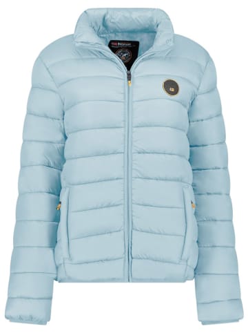 Geographical Norway Kurtka pikowana "Atikamap" w kolorze błękitnym