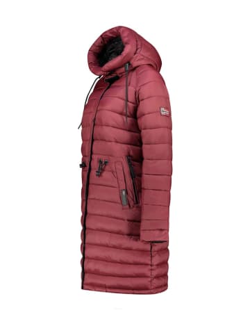 Geographical Norway Płaszcz zimowy "Batiga" w kolorze bordowym