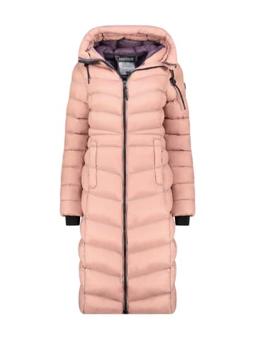 Geographical Norway Doorgestikte mantel "Berangere" lichtroze