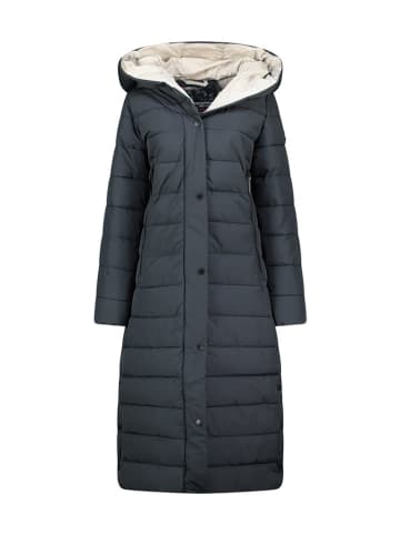 Geographical Norway Doorgestikte mantel "Constance" donkerblauw