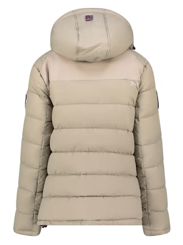 Geographical Norway Kurtka zimowa "Beachwood" w kolorze beżowym