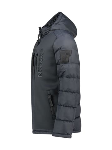 Geographical Norway Kurtka zimowa "Beachwood" w kolorze ciemnoszarym