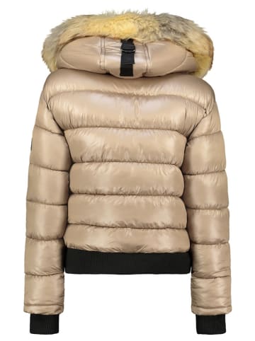 Geographical Norway Kurtka zimowa "Bugs" w kolorze beżowym