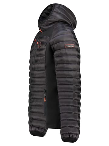 Geographical Norway Steppjacke "Diabolo" in Schwarz