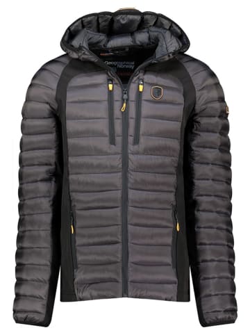 Geographical Norway Doorgestikte jas "Diabolo" antraciet