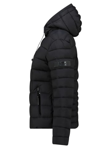 Geographical Norway Doorgestikte jas "Bastia" zwart