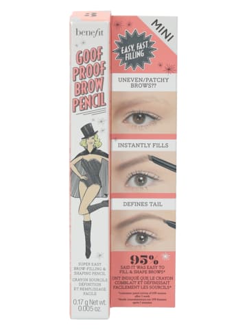 Benefit Kredka do brwi "Goof Proof Mini Brow Shaping - 03 Warm Light Brown" - 0,17 g