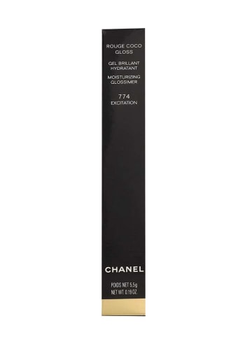 Chanel Błyszczyk "Rouge Coco Gloss Top Coat - #774 Excitation" - 5,5 g