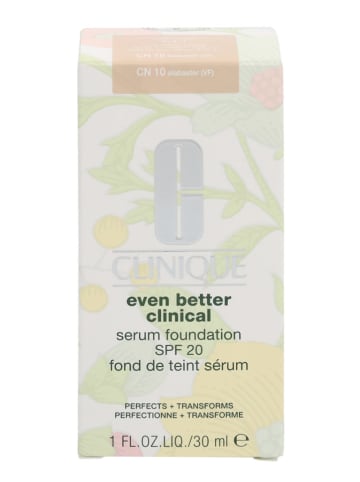 Clinique Serum-Foundation "Even Better - 10 alabaster" - LSF 20, 30 ml