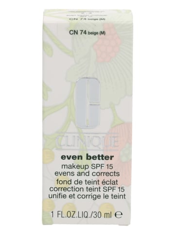 Clinique Foundation "Even Better - 74 beige" - SPF 15, 30 ml