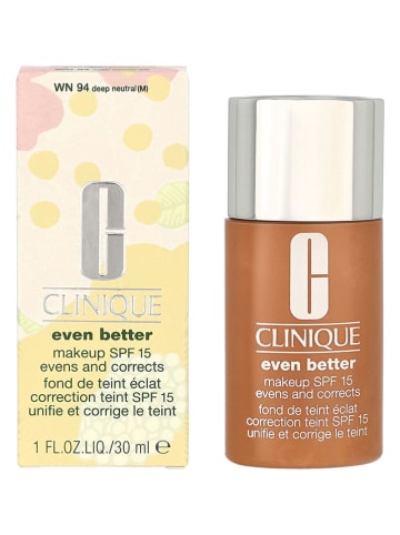 Clinique Foundation "Even Better Make-Up - #18 Deep Natural" - SPF 15, 30 ml