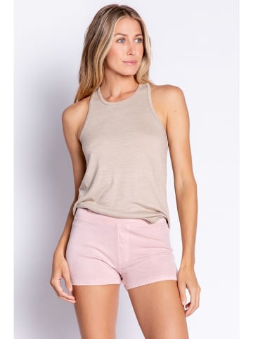 PJ Salvage Pyjamashort lichtroze
