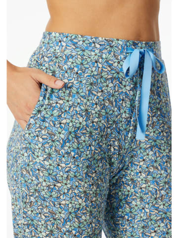 Schiesser Pyjama-Hose in Hellblau