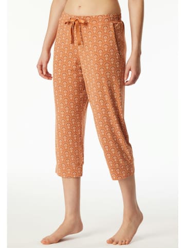 Schiesser Spodnie piżamowe w kolorze pomarańczowym