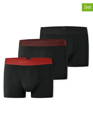 Schiesser 3-delige set: boxershorts zwart
