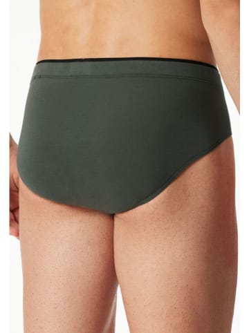 Schiesser Slipy w kolorze zielonym