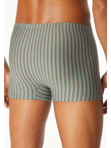 Schiesser 3er-Set: Boxershorts in Grün/ Dunkelblau