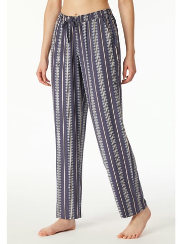 Schiesser Pyjama-Hose in Pflaume