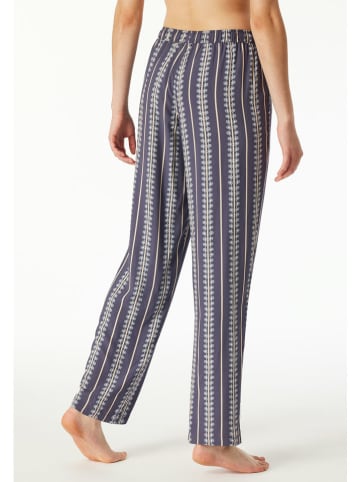 Schiesser Pyjama-Hose in Pflaume